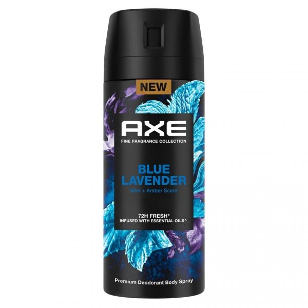 Axe Premium Deodorant Body Spray Blue Lavender 135 Ml. สเปรย์ น้ำหอม ระงับกลิ่นกาย Оригинал