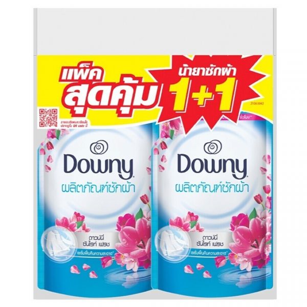 Downy Liquid Concentrate Detergent Sunrise Fresh Clean Refill 460 Ml.Pack2 Оригинал