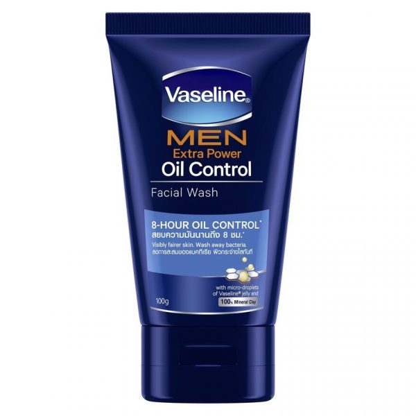 Vaseline Men Extra Power Oil Control Facial Wash 100 G. โฟมล้างหน้า ผู้ชาย Оригинал