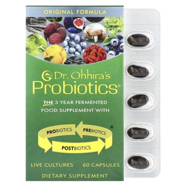 Dr. Ohhira's, Probiotics, добавка с пробиотиками, оригинальная рецептура, 60 капсул
