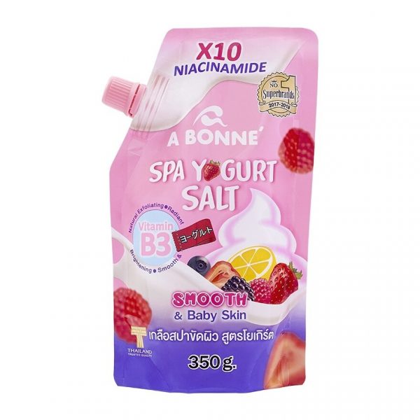 A Bonne' Spa Yogurt Salt Vitamin B3 350 G. เกลือสปาขัดผิว Оригинал