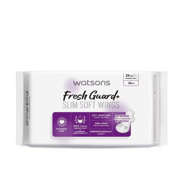 Watsons Fresh Guard+ Slim Soft Wings 29cm 18pcs. Оригинал