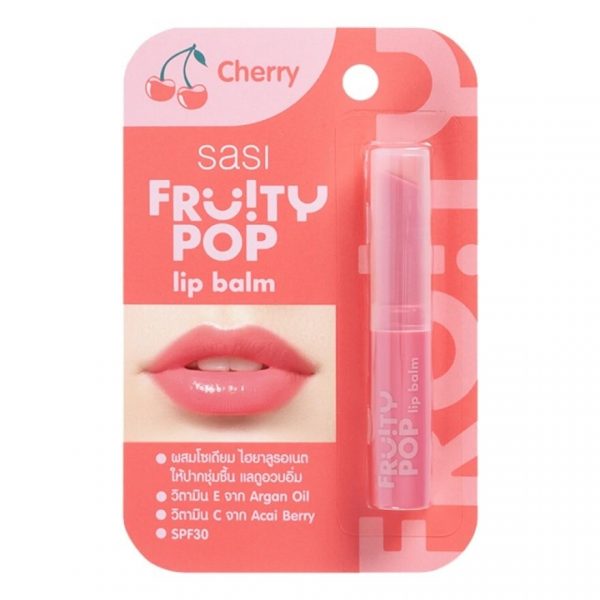 Sasi Fruity Pop Lip Balm 1.5g Cherry Оригинал