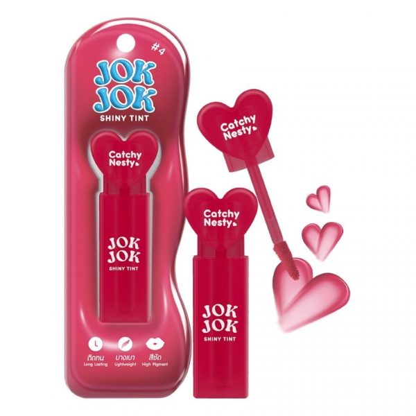 Catchy Nesty Jok Jok Shiny Lip Tint 4 Оригинал