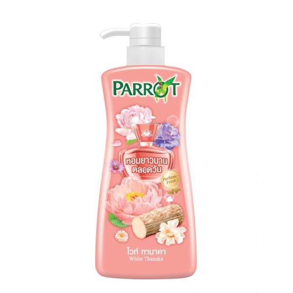 Parrot Shower Cream White Thanaka 450 Ml. หอมสดชื่น ผิวกระจ่างใส Оригинал