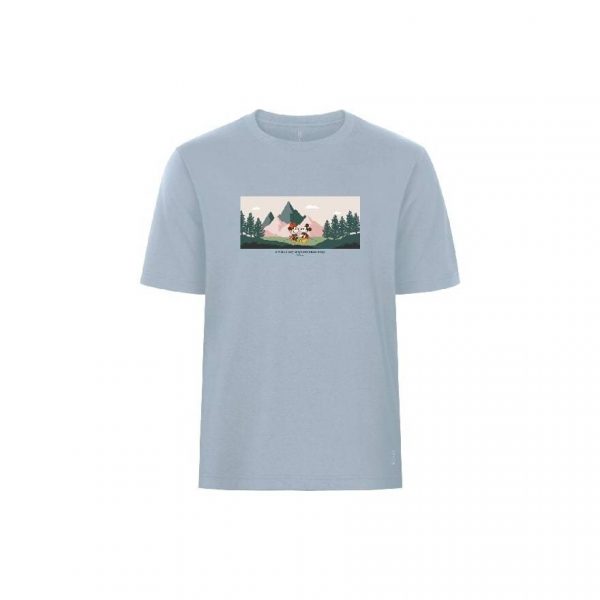 GQ Disney T-Shirt Embrace Mountain Blue 1Pcs. Size M Оригинал
