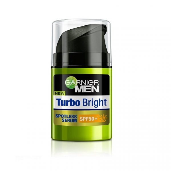 Garnier Men Serum Turbo Bright Spotless SPF50+ 40 Ml. Оригинал