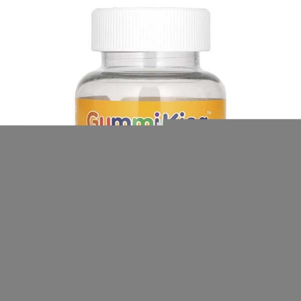 GummiKing, Куркума и имбирь, для детей, иммунитет, антиоксидант и противовоспалительное средство, манго, 60 жевательных таблеток