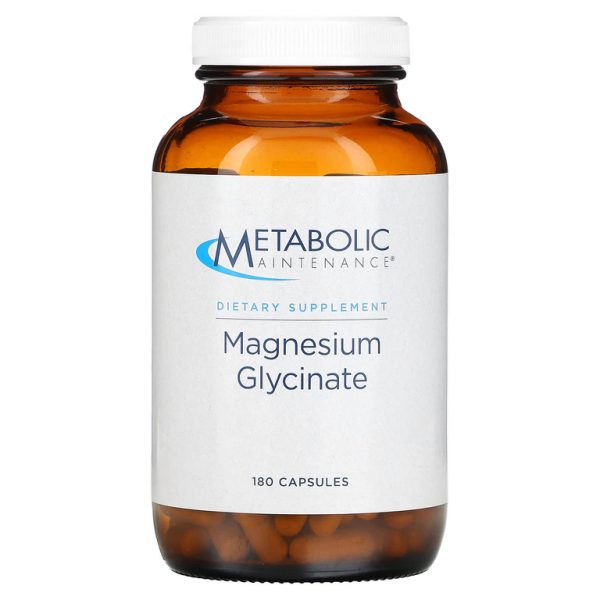 Metabolic Maintenance, глицинат магния, 180 капсул