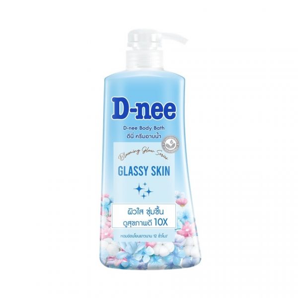 D-nee Body BathGlassy Skin 450 Ml. ครีมอาบน้ำ ผิวใส ชุ่มชื้น ดูสุขภาพดี Оригинал