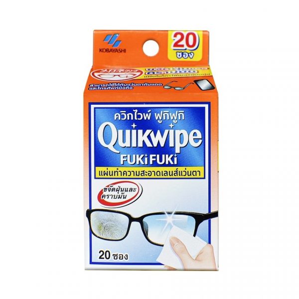 Quikwipe fukifuki Spectacle Lens Cleaner 20pcs Оригинал