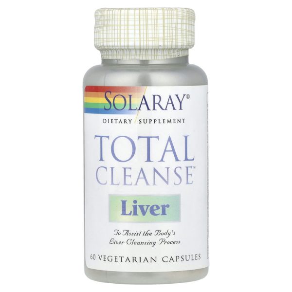 Solaray, Total Cleanse™, для печени, 60 вегетарианских капсул