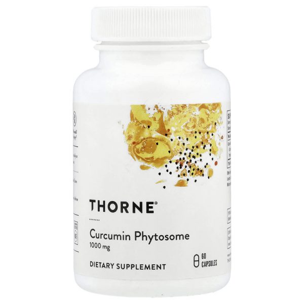 Thorne, фитосома куркумина, 60 капсул (500 мг в 1 капсуле)