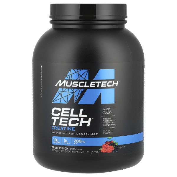 MuscleTech, Performance Series, CELL-TECH, самая мощная формула с креатином, со вкусом фруктового пунша, 2,72 кг (6 фунтов)