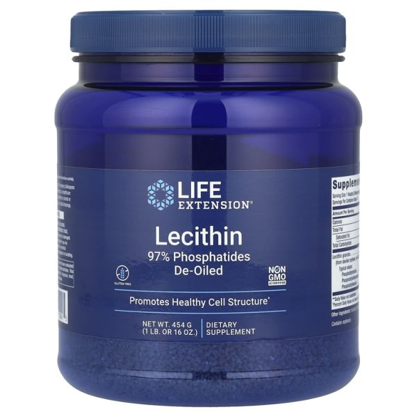 Life Extension, лецитин, 454 г (1 фунт)