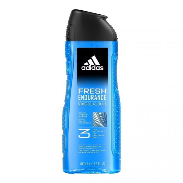 Adidas Shower Gel Fresh Endurance 3 in 1 Body Hair Face 400 Ml. Оригинал