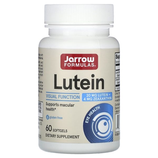 Jarrow Formulas, лютеин, 20 мг, 60 капсул