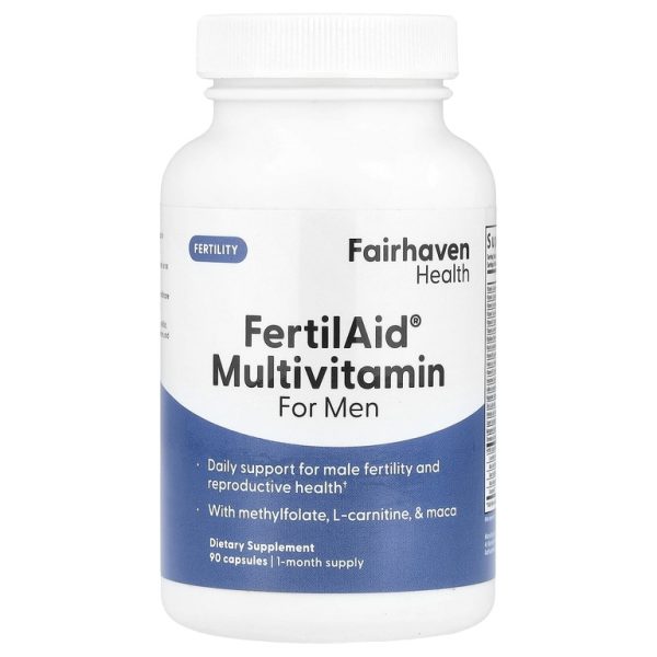 Fairhaven Health, FertilAid для мужчин, 90 капсул