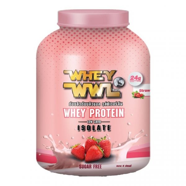 WWL Whey Protein Isolate Strawberry 4 Pound Оригинал