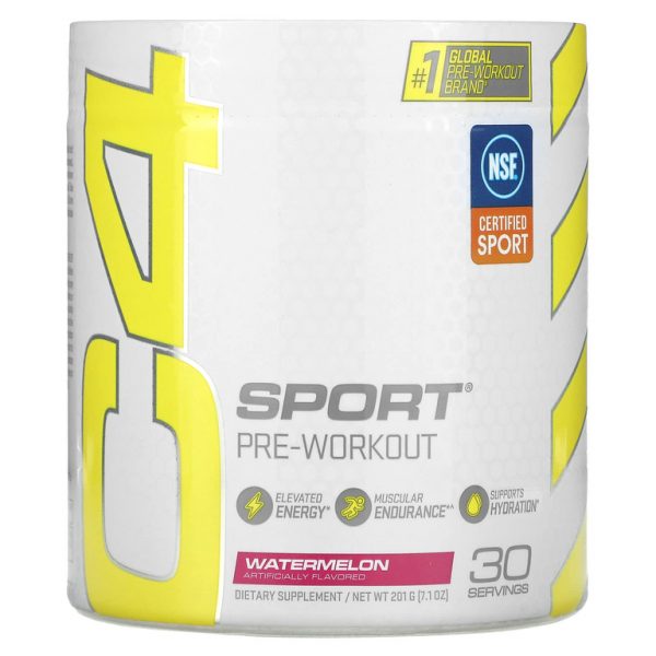 C4 / Cellucor, C4 Sport, перед тренировкой, арбуз, 201 г (7,1 унций)