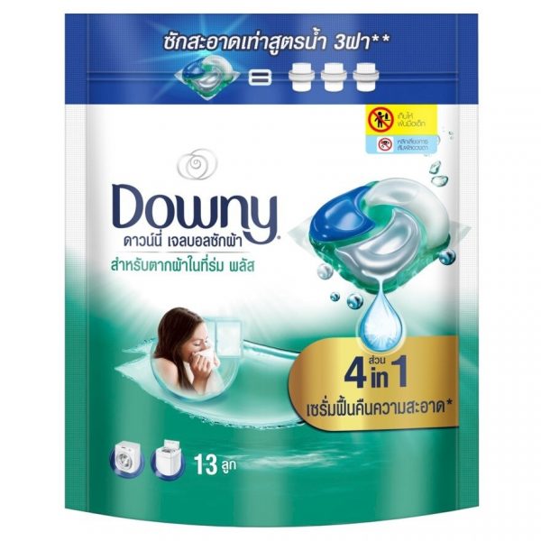 Downy Gel Ball Laundry Detergent Indoor Dry Plus Refill 13'S Оригинал