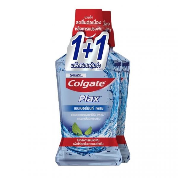 Colgate Plax Mouthwash Peppermint Fresh 750 Ml.Twin Pack Оригинал