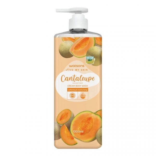 Watsons Love My Skin Cantaloupe Scented Cream Body Wash 1000ml. Оригинал