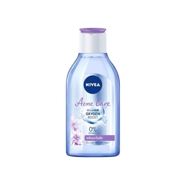Nivea Micellair Oxygen Boost Acne Care 400 Ml. คลีนซิ่ง เช็ดเครื่องสำอาง. Оригинал