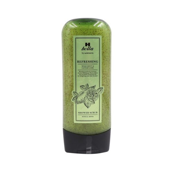 H Bella By Watsons Refreshing Wild Mint Caviar Lime Shower Scrub 290g. Оригинал