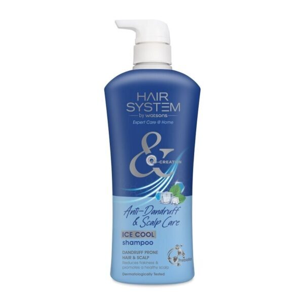 Hair System By Watsons Anti-Dandruff Scalp Care Ice Cool Shampoo 500ml. Оригинал