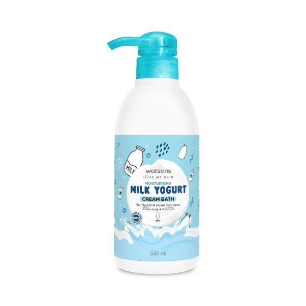 WATSONS MOISTURISING MILK YOGURT CREAM BATH 530ml. Оригинал