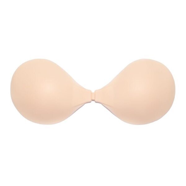 Feyre Round Shape Adhesive Silicone Bra White Beige Size C. Оригинал