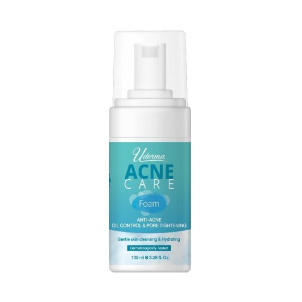 Uderma Acne Care Foam 100 Ml. วิปโฟมล้างหน้า สิว คุมมัน. Оригинал
