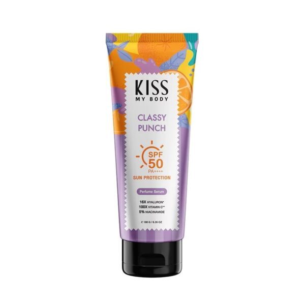 Kiss My Body Sun Protection Perfume Serum SPF 50 PA++++ Classy Punch 180 G.. Оригинал