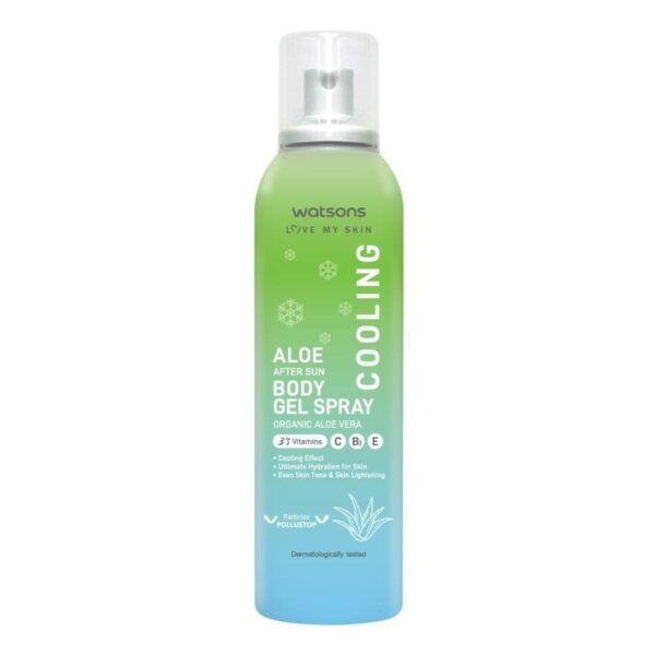 Watsons Love My Skin Cooling Aloe After Sun Body Gel Spray 90ml. Оригинал