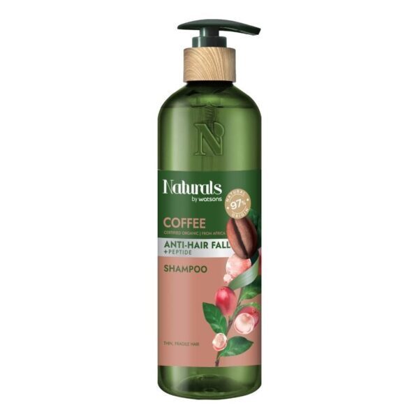 Naturals By Watsons Coffee Anti-Hair fall Shampoo 490ml. Оригинал