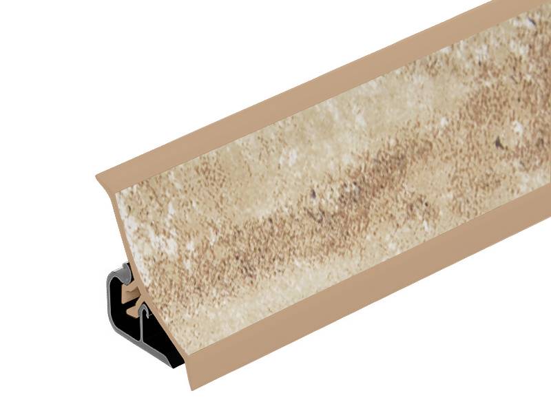 Плинтус Слоновая Кость 807М AP120 - 3 000мм пластик Termoplast 