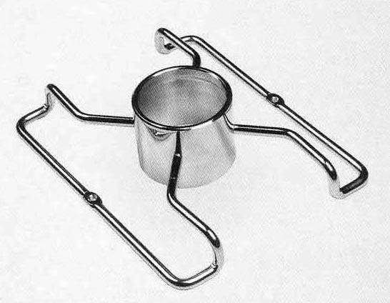 Держатель для полок двойной хром Boyard 