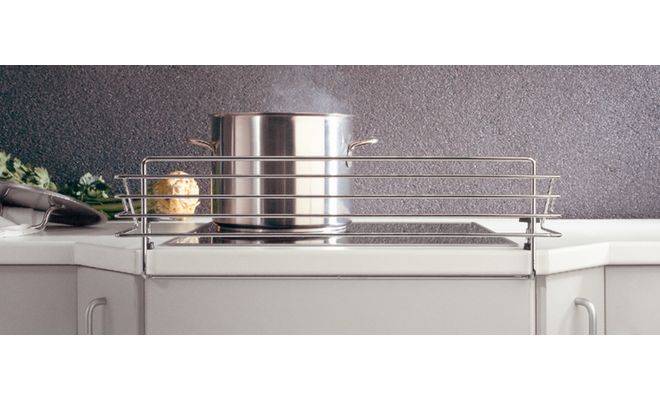 Защитная решетка для плиты от детей хром 521.25.210 Hafele