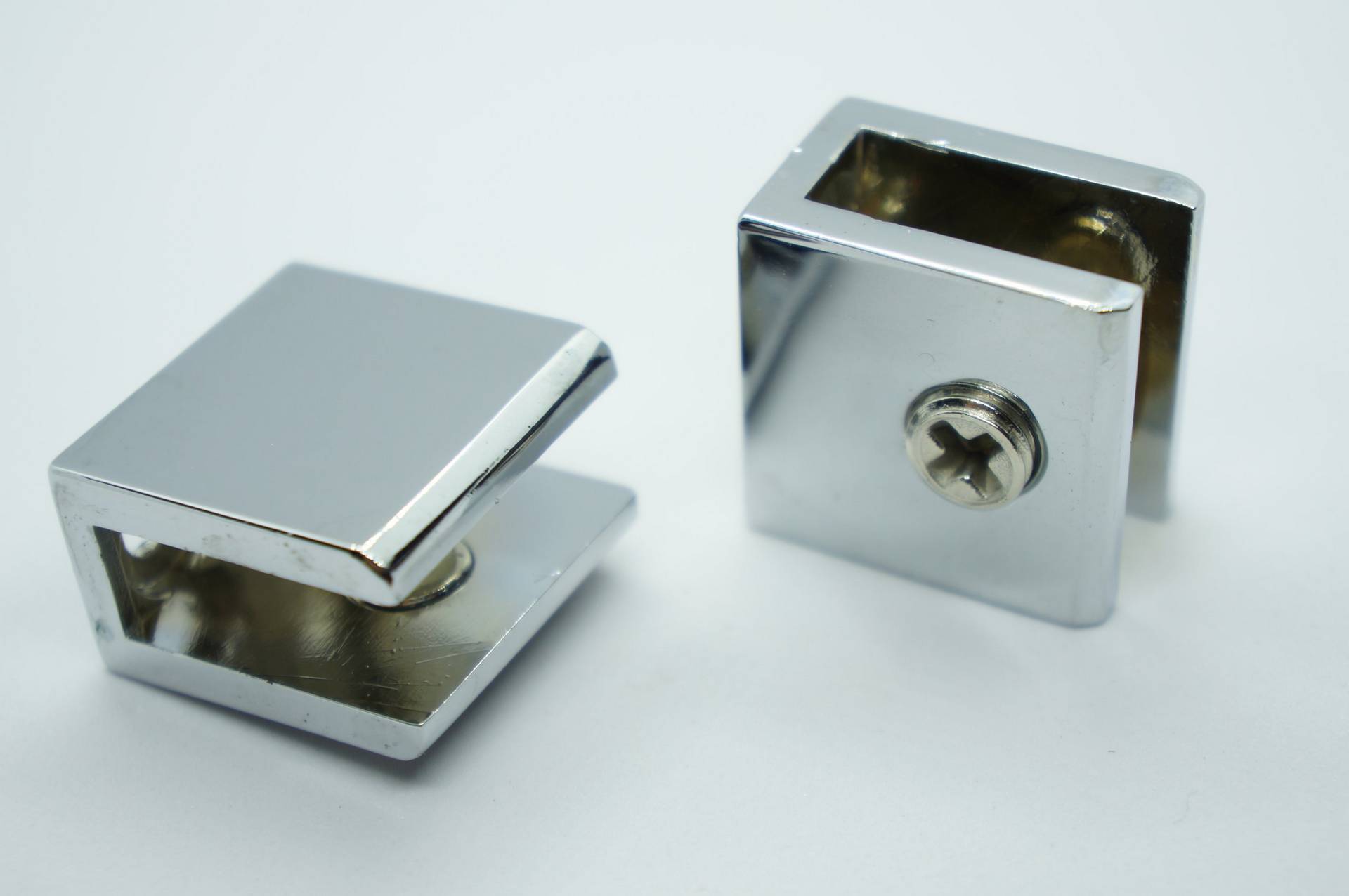 Стеклодержатель 270105 для стекла (квадрат) хром Китай 