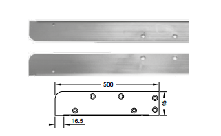 Комплект полкодержателей 500 мм FUTURUM