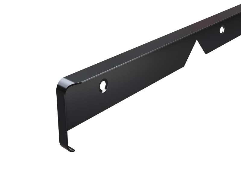 Планка 40 мм (Slotex) соединительная угловая правая черный 