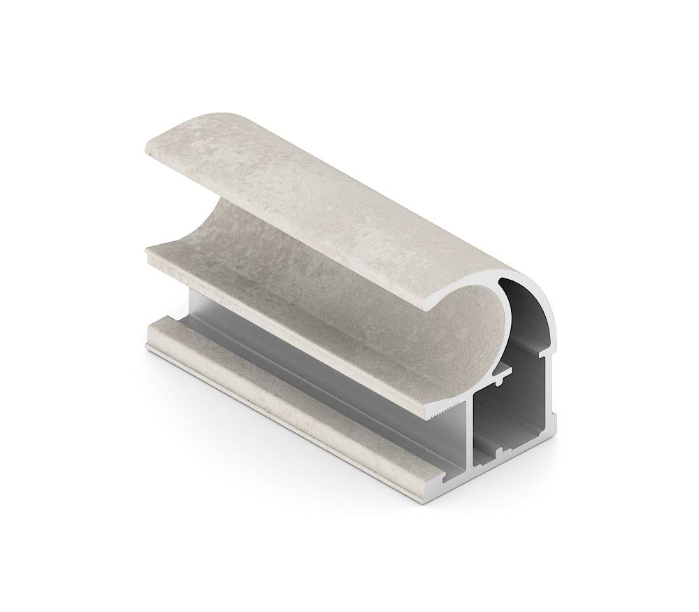 Розовый жемчуг Стандарт Вертикальный профиль C Пленка ПВХ 5,4 м 