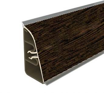 Плинтус Венге 1М АР740 - 4 200мм пластик Korner 