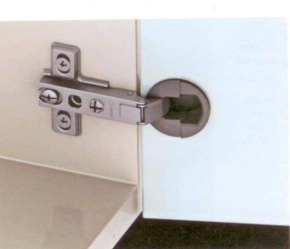 Петля для стекла 110 гр. МИНИ d26 мм Смежная Samet STAR MINI никель 103065 