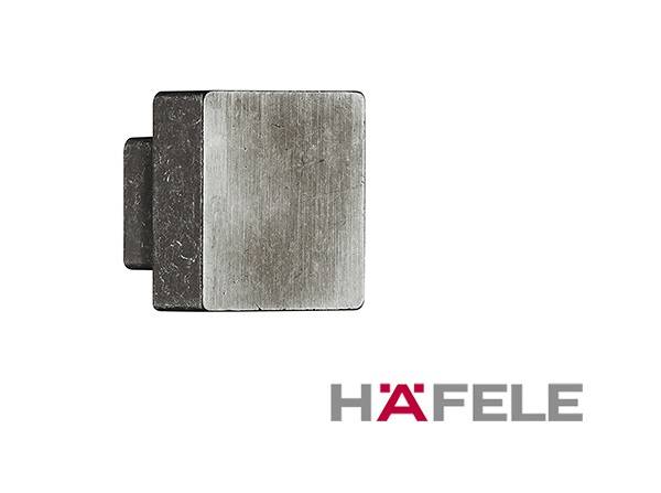 131.10.371 Ручка кнопка Черный Металл Hafele