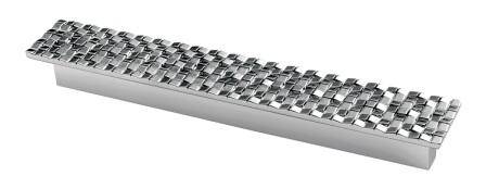 UZ-888 128 Ручка брусок 128 мм Хром Металл ARKET