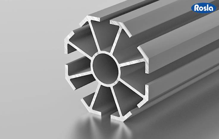 Алюминиевый профиль Росла С 1-15 серый 3 м 