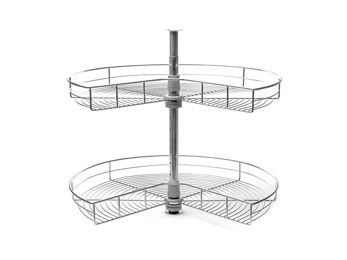 Карусель 710мм мм 3/4 колеса донное крепл. Хром LS2.3/4.CP Lotti 
