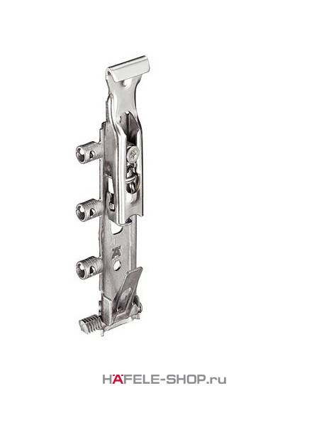 Навес регулируемый (130 кг на пару) быстр. зажима, скрытый монтаж правый цинк Hafele 